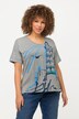 T-shirt, vuurtoren, oversized, ronde hals, korte mouwen