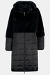 Faux Fur Quilted Fully Lined Coat