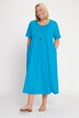 Empire Short Sleeve Round Neck Pocket Knit Dress