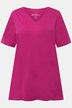 V-Neck Pocket A-line Short Sleeve Knit Tunic