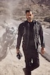 Veste de moto, protections souples et empiècements réfléchissants