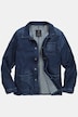 Surchemise en denim, veston en jean avec col à revers et poche poitrine