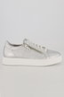Vitaform Leder-Sneaker, Metallic-Optik, Zipper, Weite H