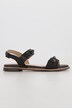 Leder-Sandalen, Ziernieten, leicht, Weite H