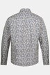 Blommönstrad skjorta, lång ärm, kentkrage, modern passform