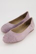 Leder-Ballerinas, Webspitze, Weite H