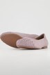 Leder-Ballerinas, Webspitze, Weite H