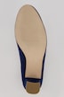 Zapato de tacón, terciopelo, ancho H