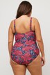 Floral Print One Piece Swimsuit