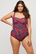 Floral Print One Piece Swimsuit