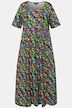 Vibrant Stain Glass Empire Knit Dress