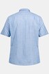 Koszula w paski, rękaw 1/2, minikołnierz button-down, wygodny krój
