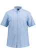Pruhovaná košile, krátké rukávy, mini límeček s knoflíky, Comfort střih