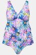 Daisy Print Ruffled Tankini Set