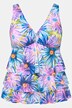 Daisy Print Ruffled Tankini Set