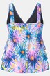 Daisy Print Ruffled Tankini Set