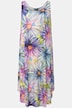 Daisy Print A-Line Midi Dress