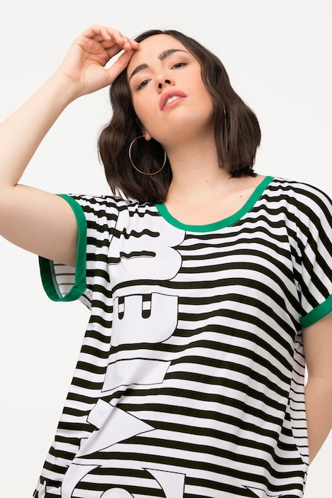 Striped Graphic Tee