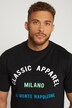 T-shirt, korte mouwen, Milano print, ronde hals