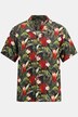 Hemd, Beachwear, Halbarm, Tropical Print, Kuba-Kragen