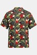 Hemd, Beachwear, Halbarm, Tropical Print, Kuba-Kragen