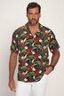Hemd, Beachwear, Halbarm, Tropical Print, Kuba-Kragen