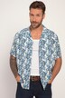 Hemd, Beachwear, Halbarm, Tropical Print, Kuba-Kragen