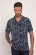 Skjorta, Beachwear, halvlång ärm, tropiskt tryck, Kuba-krage