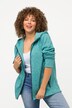 Melange Knit Fleece Lined Hooded Jacket