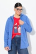 Melange Knit Fleece Lined Hooded Jacket
