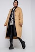 Trench-coat 2-en-1 avec gilet matelassé. Coupe oversized, col à revers et manches longues.