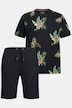 Schlafanzug, kurz, Shirt mit Print, Shorts, bis 7 XL