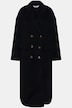 Mantel, oversized, Woll-MIx, Revers, doppelreihige Knopfleiste
