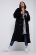 Mantel, oversized, Woll-MIx, Revers, doppelreihige Knopfleiste