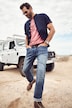 Jeans, lightweight, buikfit, regular fit, 5-pocket, tot mt. 36/72