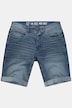 Bermuda en jean ultra-léger. Coupe Regular Fit, 5 poches. Disponible jusqu'au 74.