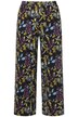 7/8 žerzejové kalhoty, exotický potisk, elastický pas, kapsy