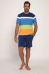 Schlafanzug, kurz, geringeltes Shirt, Shorts, bis 7 XL