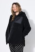Veste en polaire bouclée, oversized, capuche, manches longues