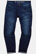 Jeans, denim, vintagelook, avsmalnande ledig passform, 5-ficksmodell, upp till stl 70/35