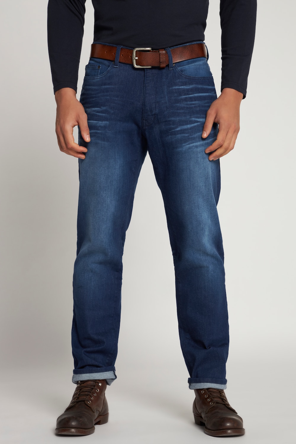 Grote Maten jeans, Heren, blauw, Maat: 27, Katoen/Polyester, JP1880