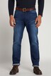 Jeans, denim, vintagelook, avsmalnande ledig passform, 5-ficksmodell, upp till stl 70/35