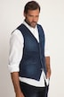 Gilet en jean avec col en V et 3 poches