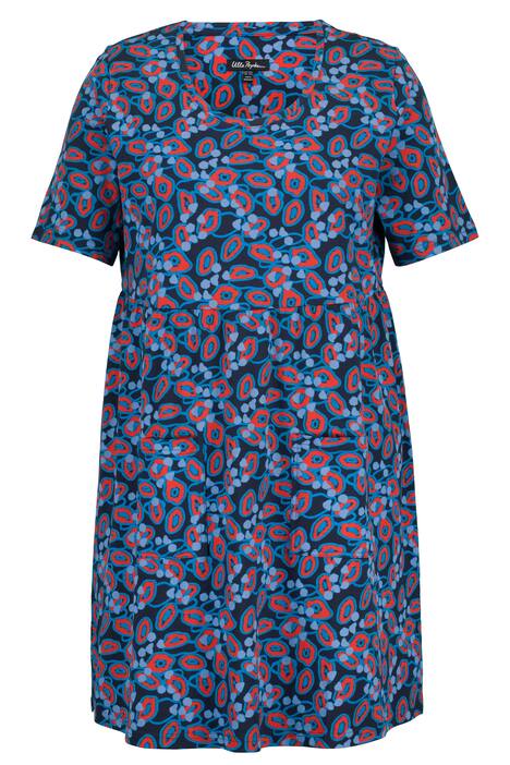 Dlouhé tričko, A střih, empírový šev, kulatý výstřih, krátké rukávy