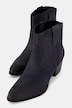 Leder-Stiefeletten, Nubukleder, Weite H