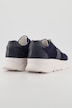 leren sneakers,  Chunky zool,  verwisselbaar voetbed, wijdte H