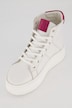 Leren sneakers, hoge schacht, wijdte H