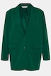Blazer oversized, col à revers, manches longues