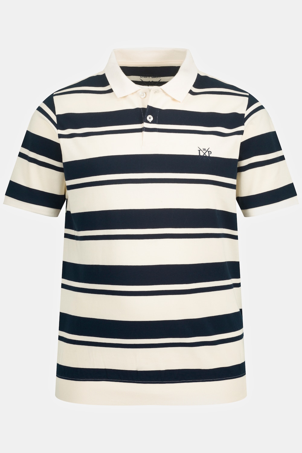 Poloshirt, Bauchfit, Piqué, Ringel, Halbarm, bis 8 XL