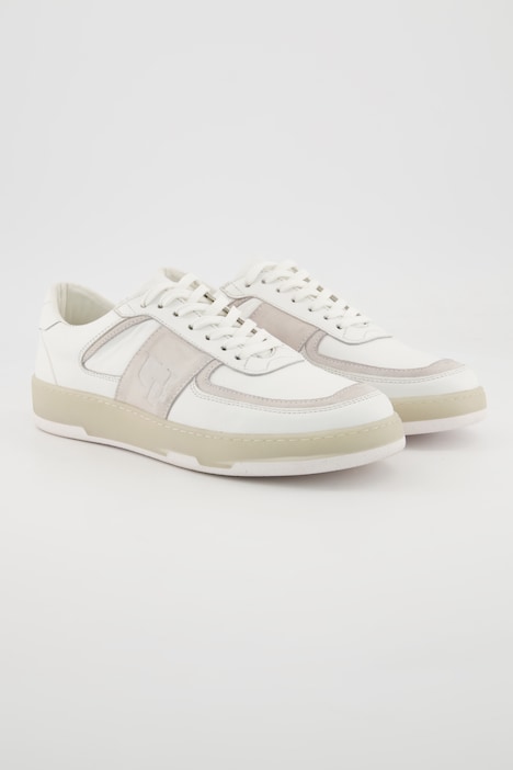 Stripe Detail Perforated Leather Sneakers | Sneakers | Shoes